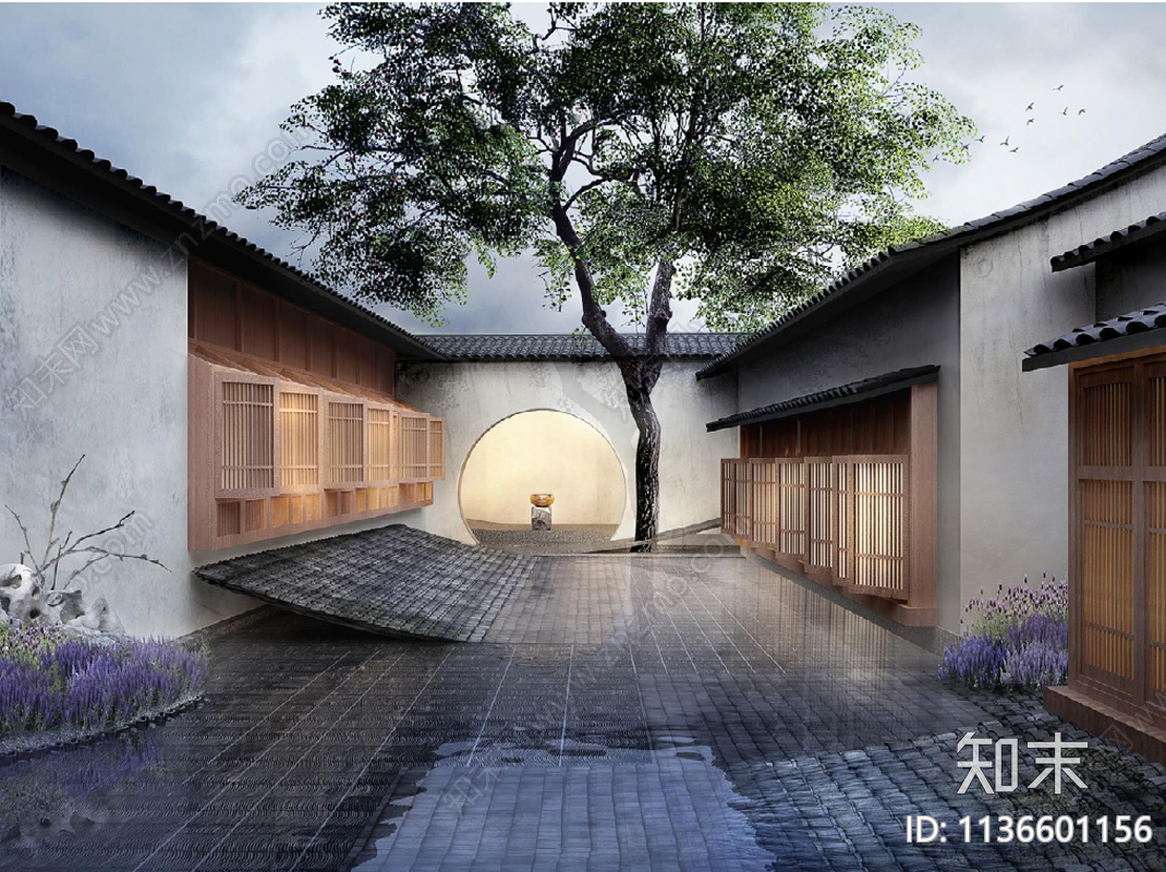 宁国河沥溪历史文化街区效果图施工图下载【ID:1136601156】