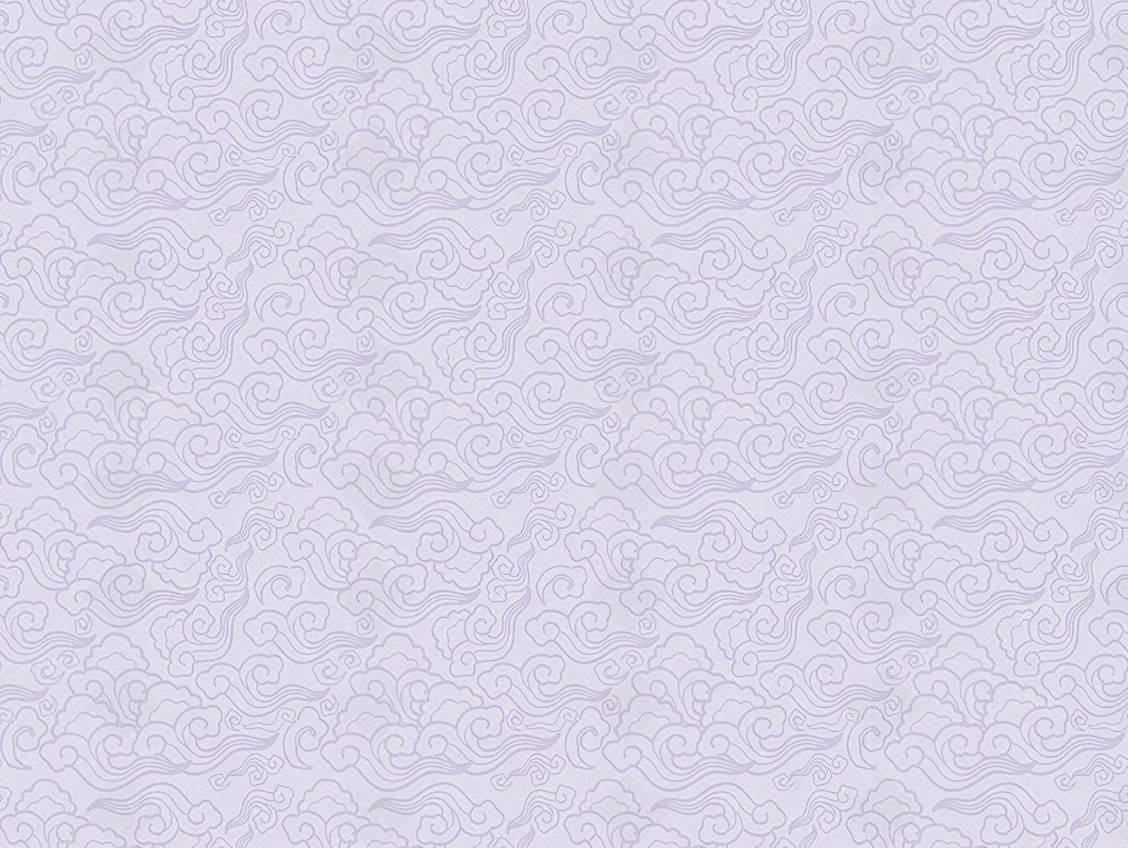 浅紫色新中式复古祥云壁纸贴图下载【ID:1136408939】