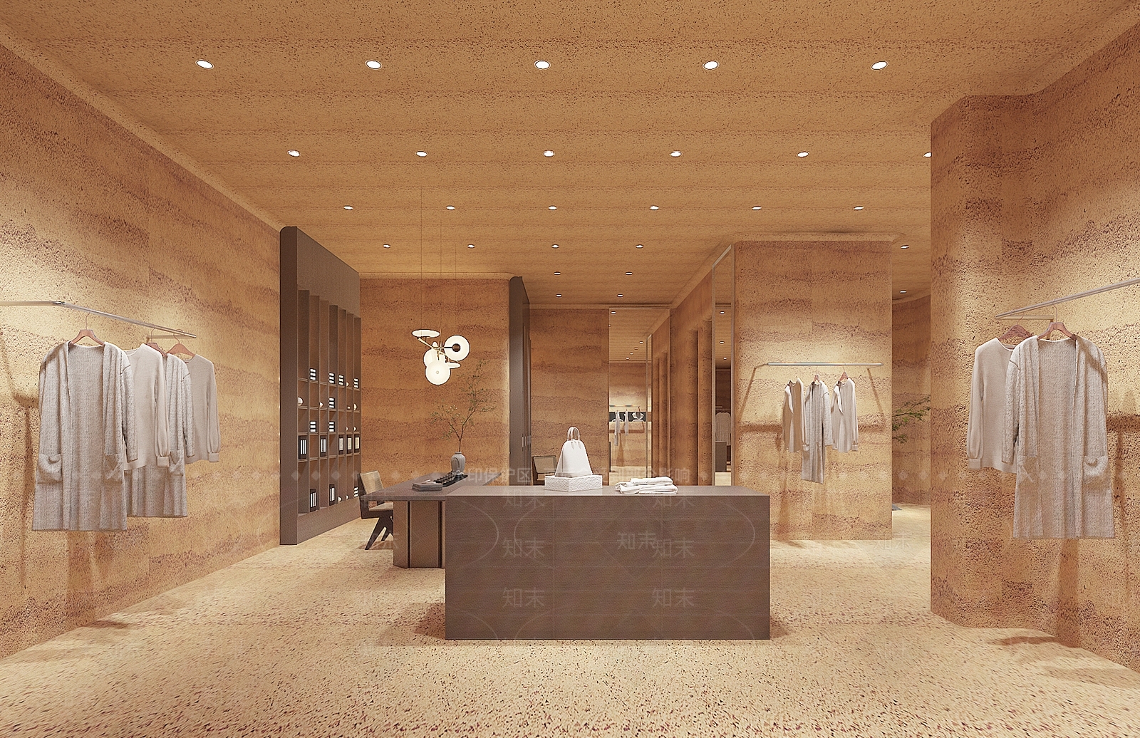 现代女装店3D模型下载【ID:1136413568】