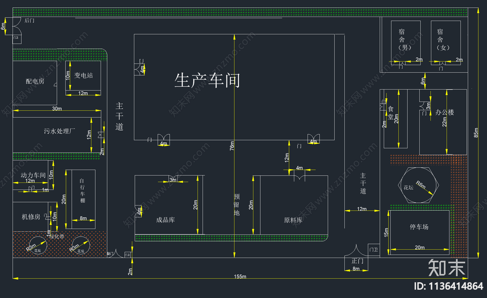 80套车间布置生产线施工图下载【ID:1136414864】