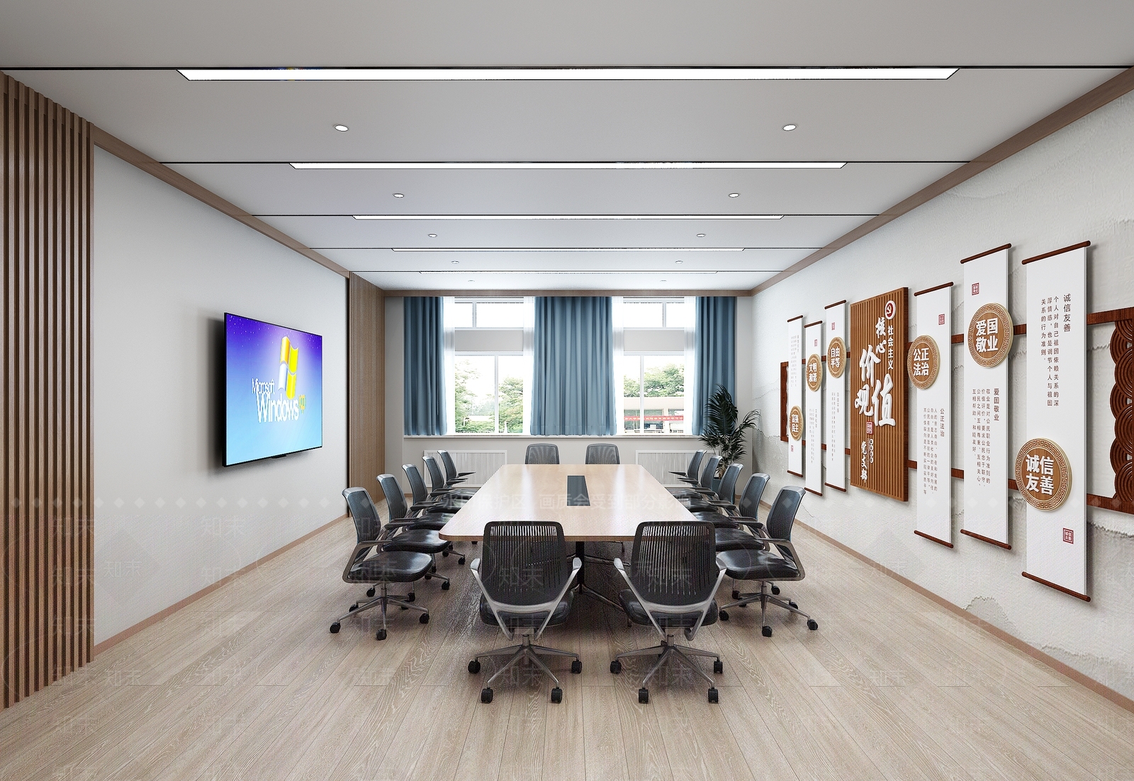 现代思想品德教研室3D模型下载【ID:1136424390】