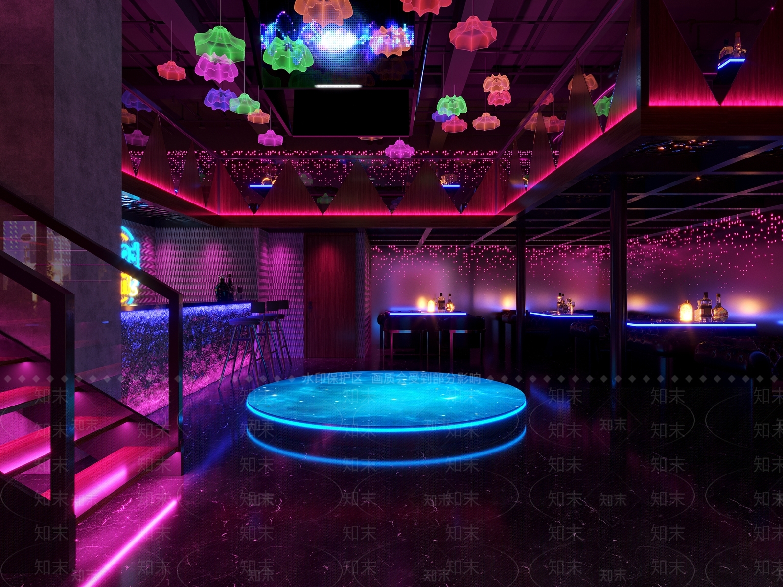 现代酒吧3D模型下载【ID:1136457077】