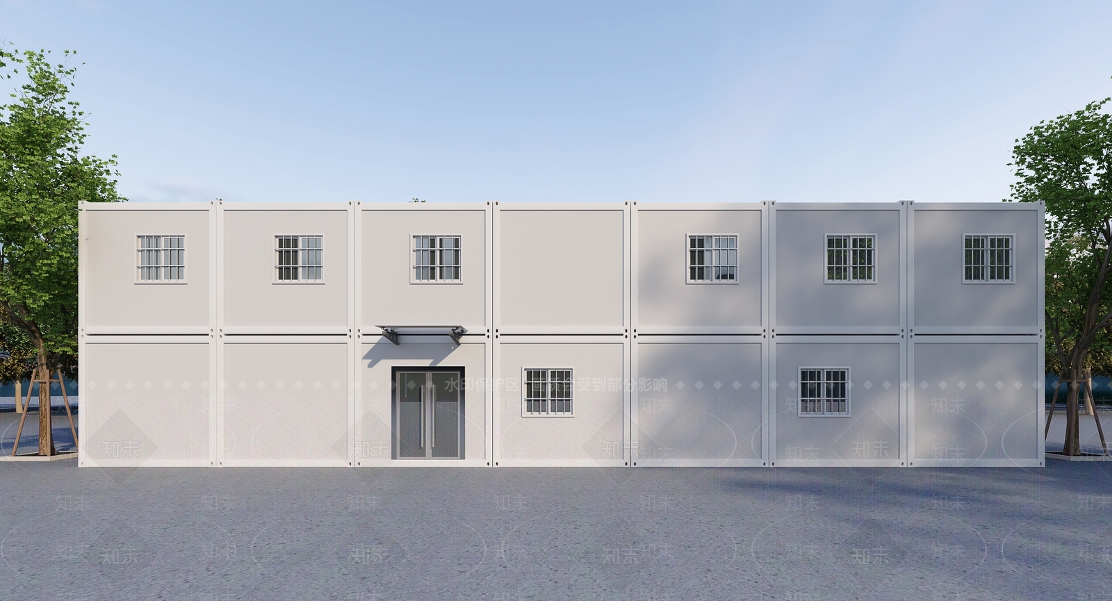 现代工业厂房3D模型下载【ID:1136467938】