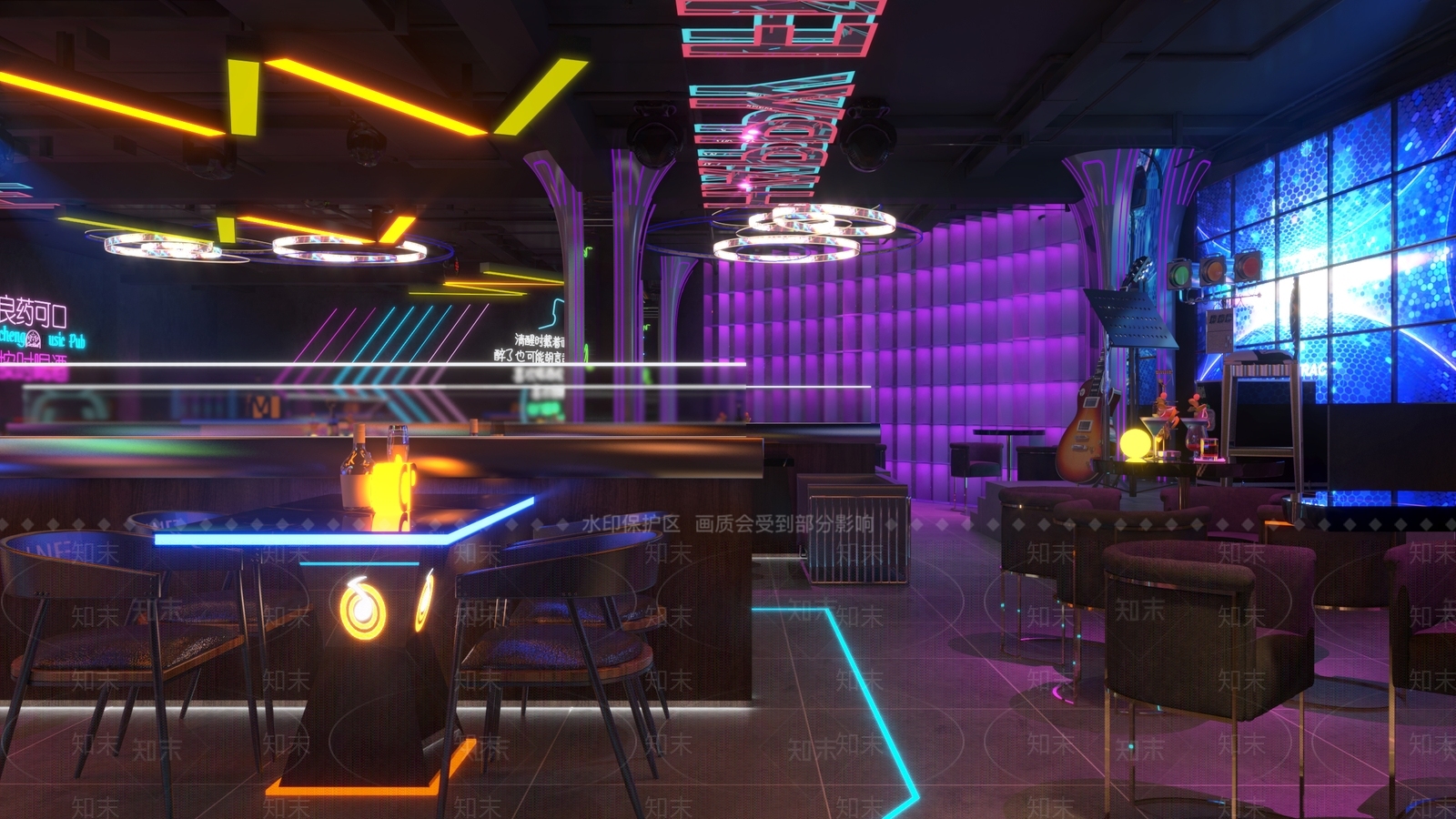 现代酒吧3D模型下载【ID:1136471913】