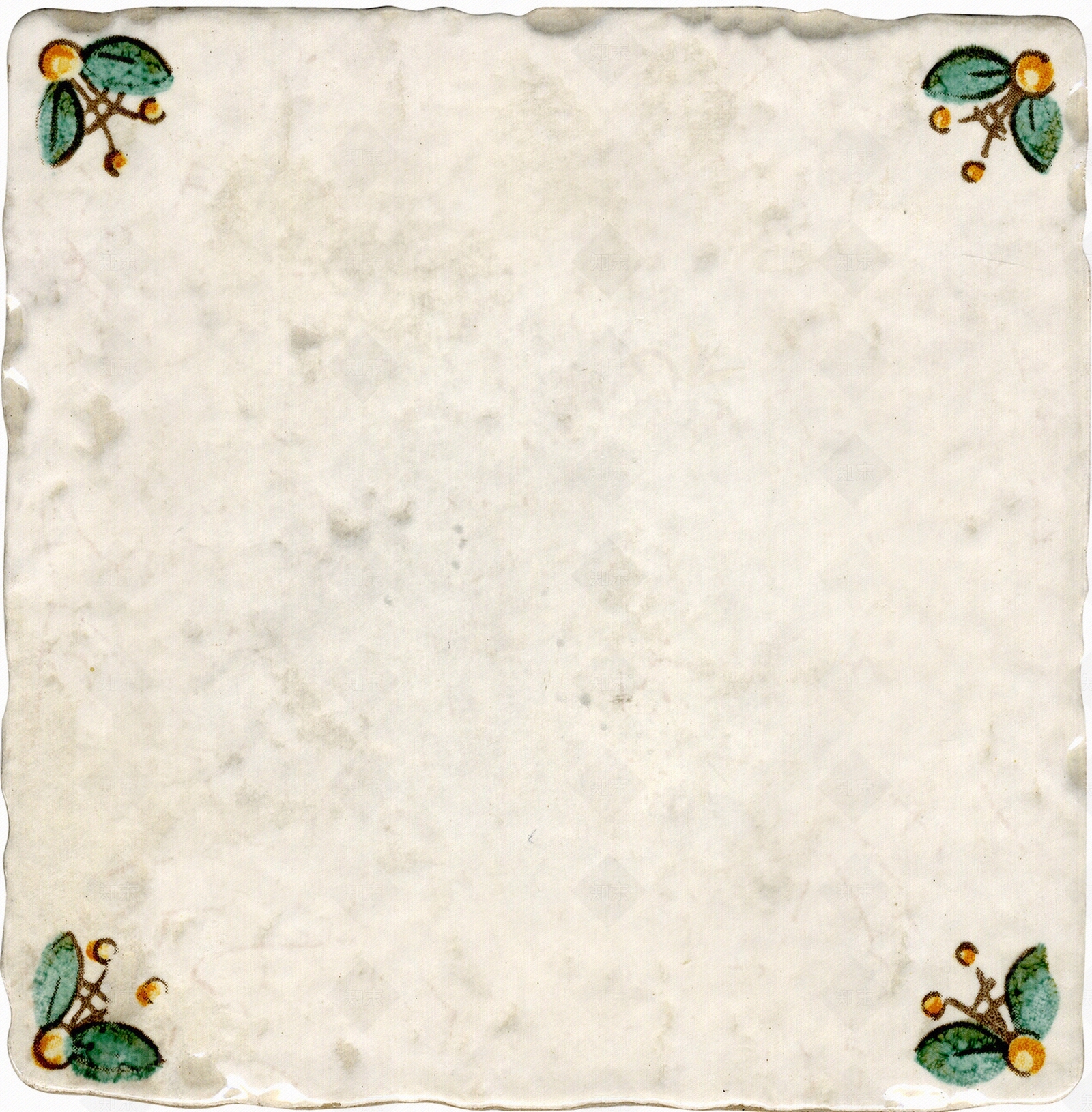 仿古花纹田园彩绘地砖贴图下载【ID:1136514977】