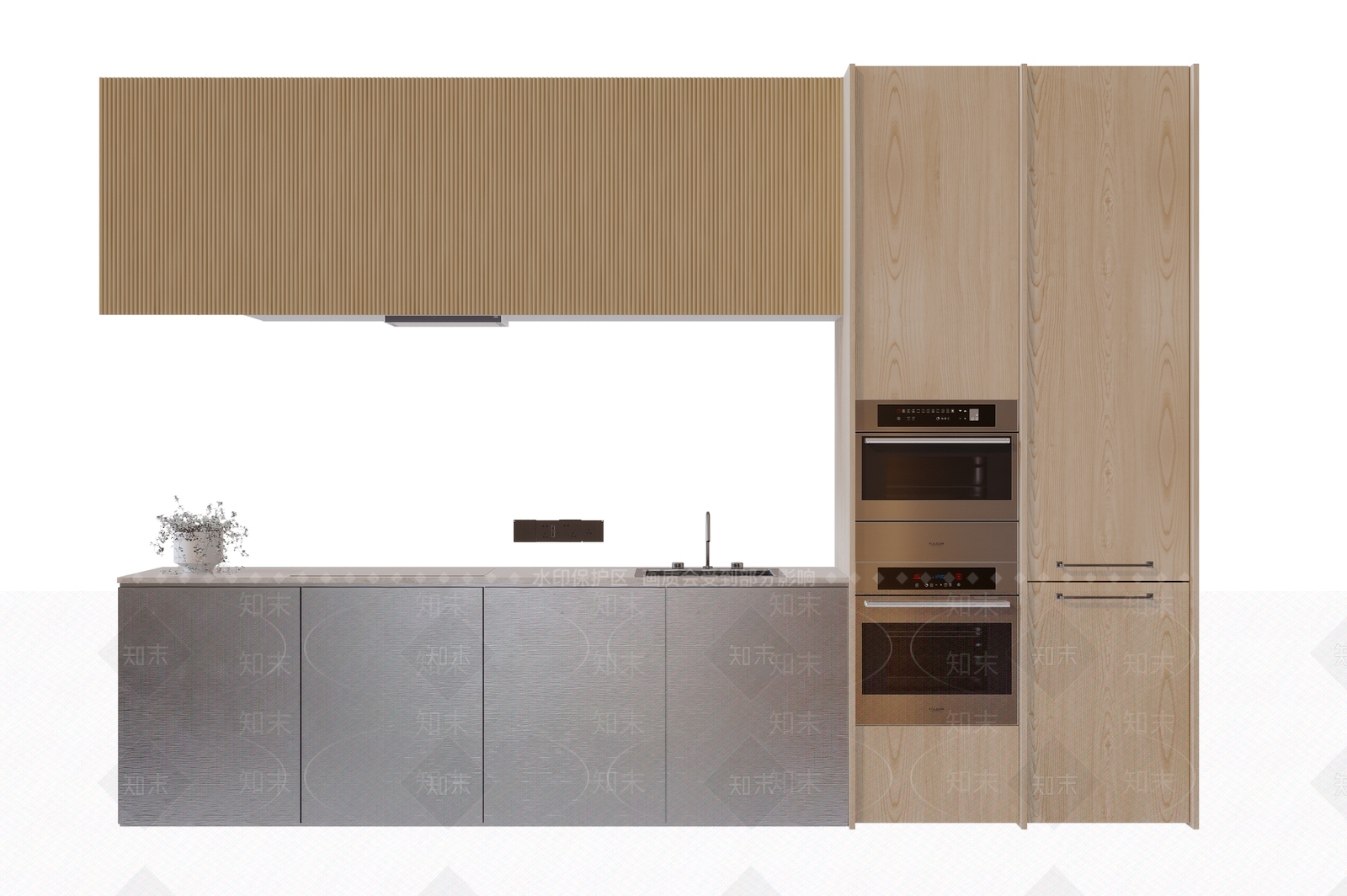 北欧橱柜3D模型下载【ID:1136534093】