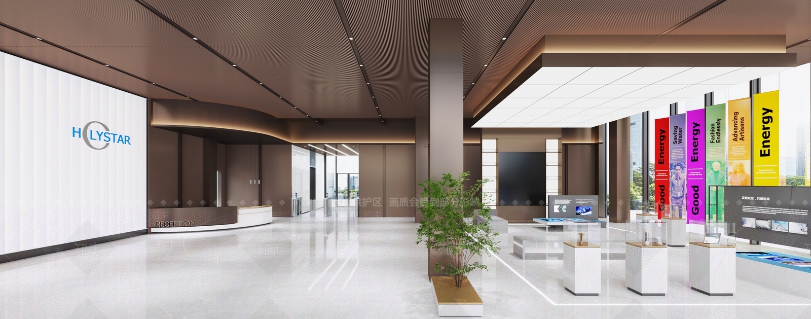 现代公司大堂SU模型下载【ID:1136536666】
