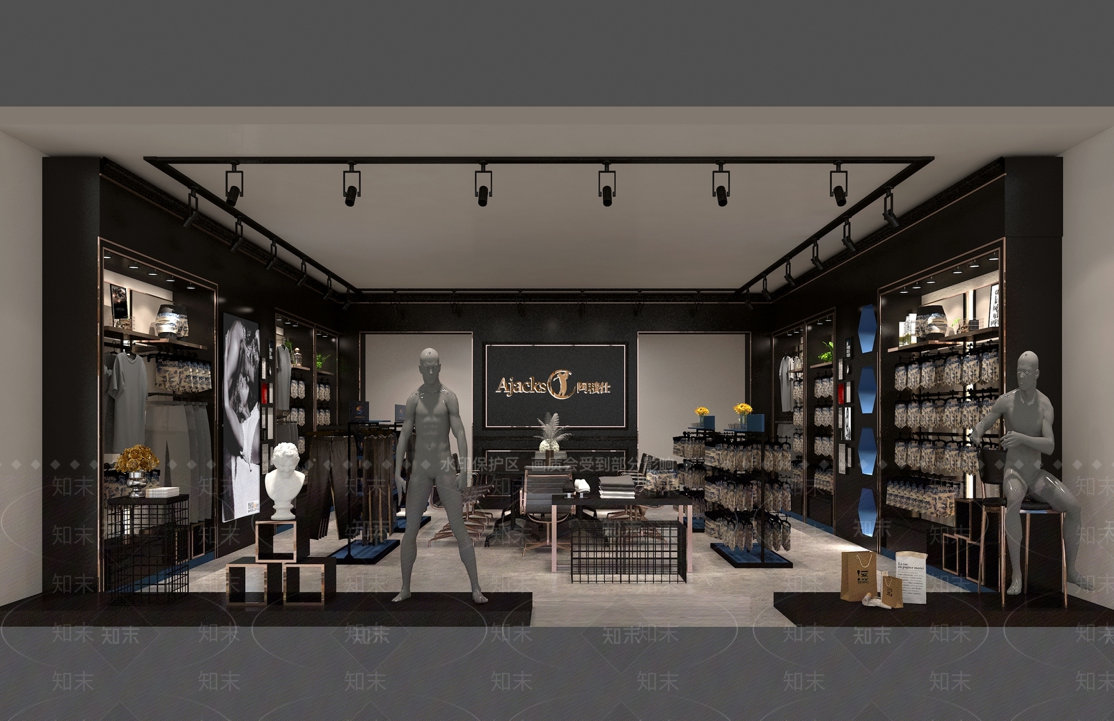 现代内衣店3D模型下载【ID:1138576095】