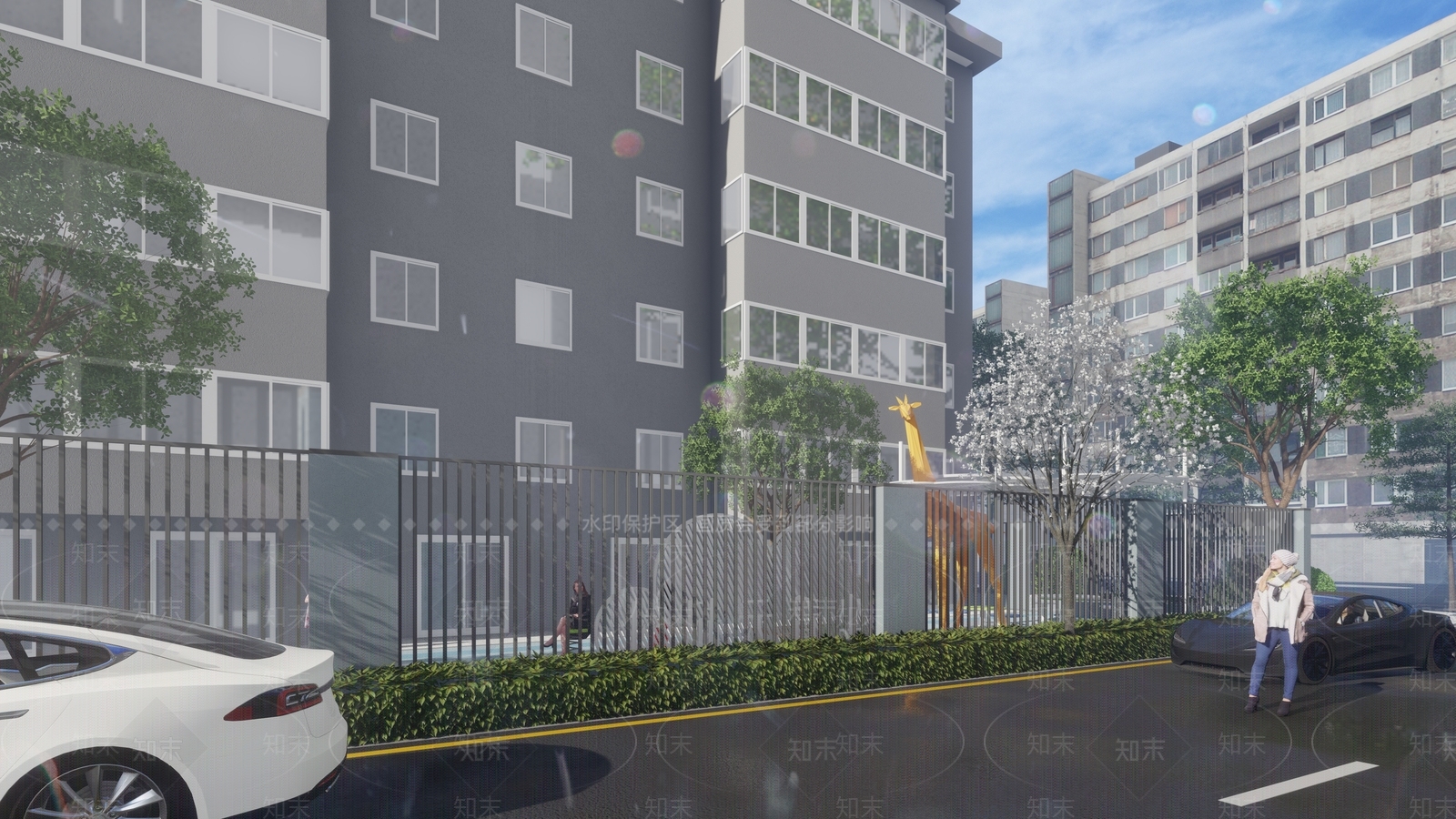 现代口袋景观公园SU模型下载【ID:1136550848】