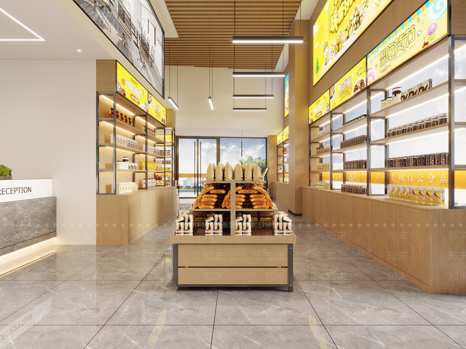 现代零食店3D模型下载【ID:1136554140】