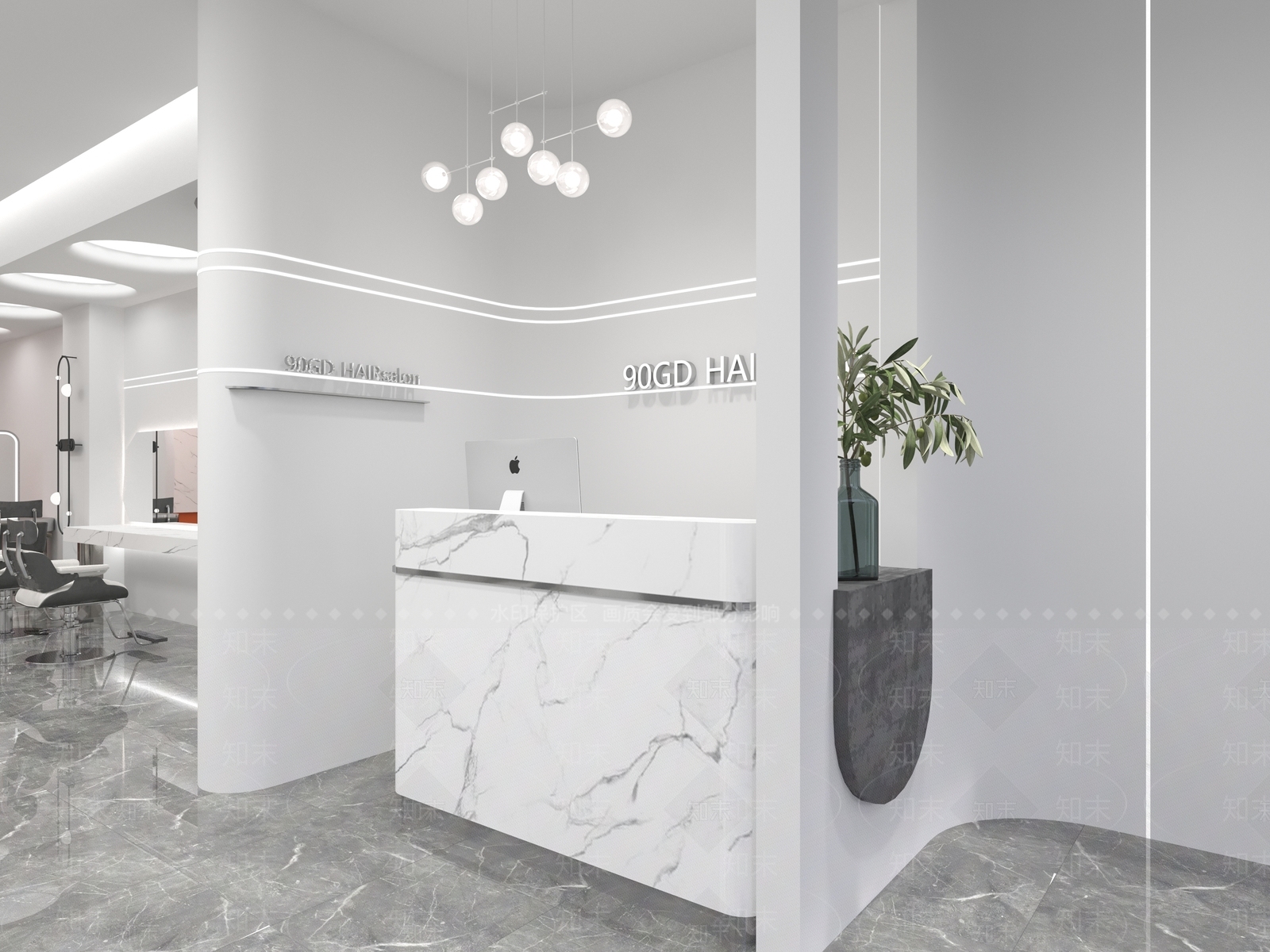 现代理发店3D模型下载【ID:1136560701】