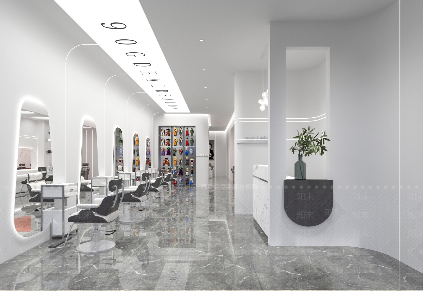 现代理发店3D模型下载【ID:1136560701】