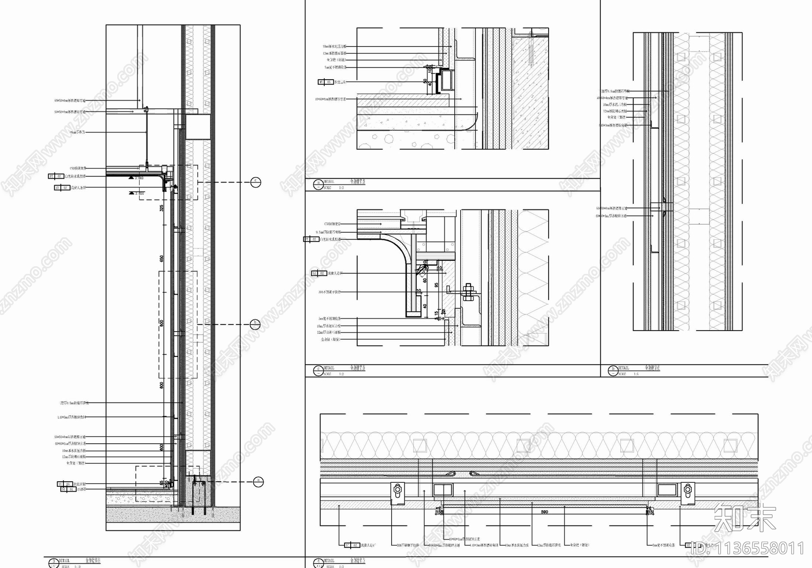 大型报告厅室内cad施工图下载【ID:1136558011】