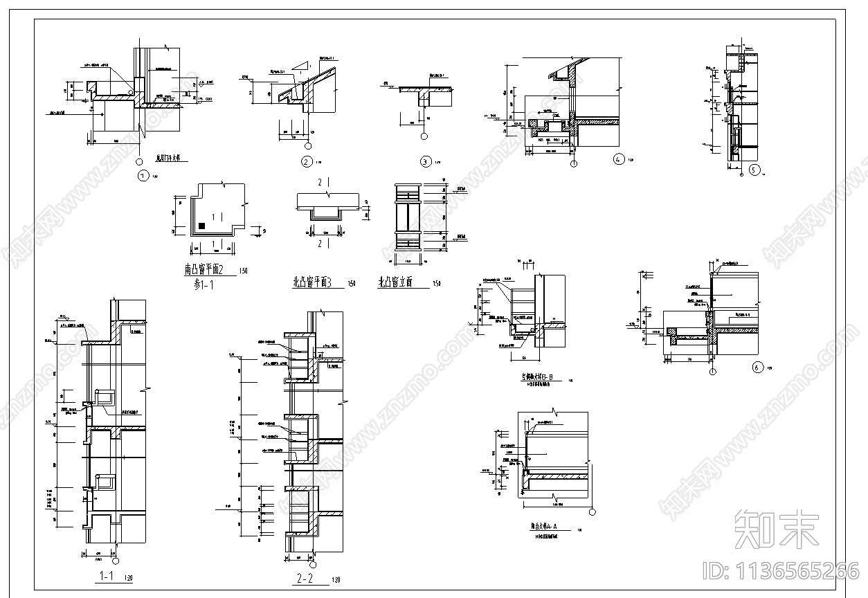 某小区10号楼建筑cad施工图下载【ID:1136565266】