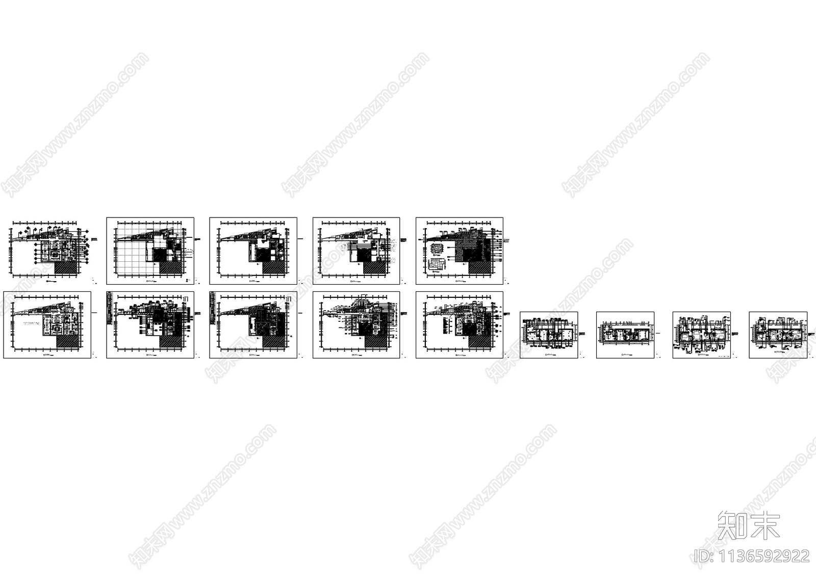 会所cad施工图下载【ID:1136592922】