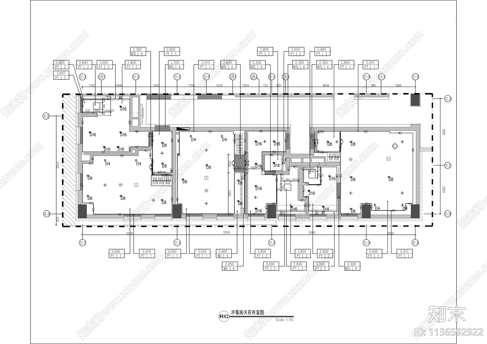 会所cad施工图下载【ID:1136592922】