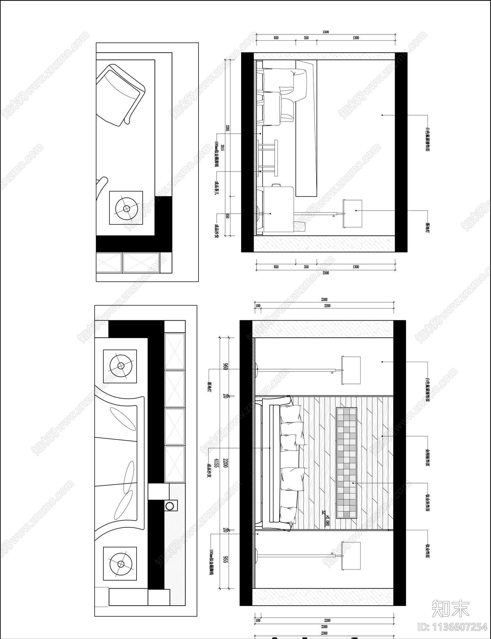 酒专卖店cad施工图下载【ID:1136607254】