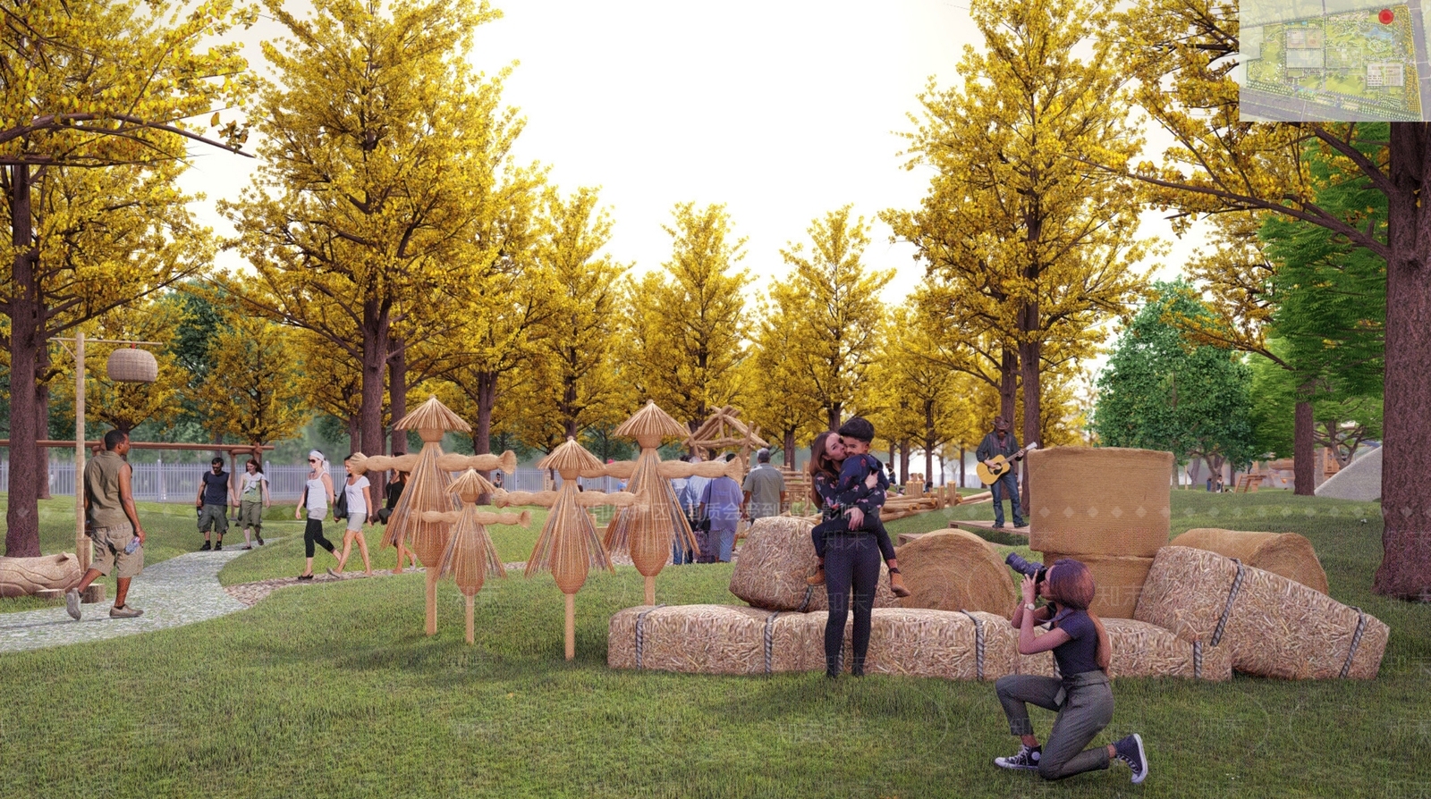 木制儿童活动器械SU模型下载【ID:1136617599】