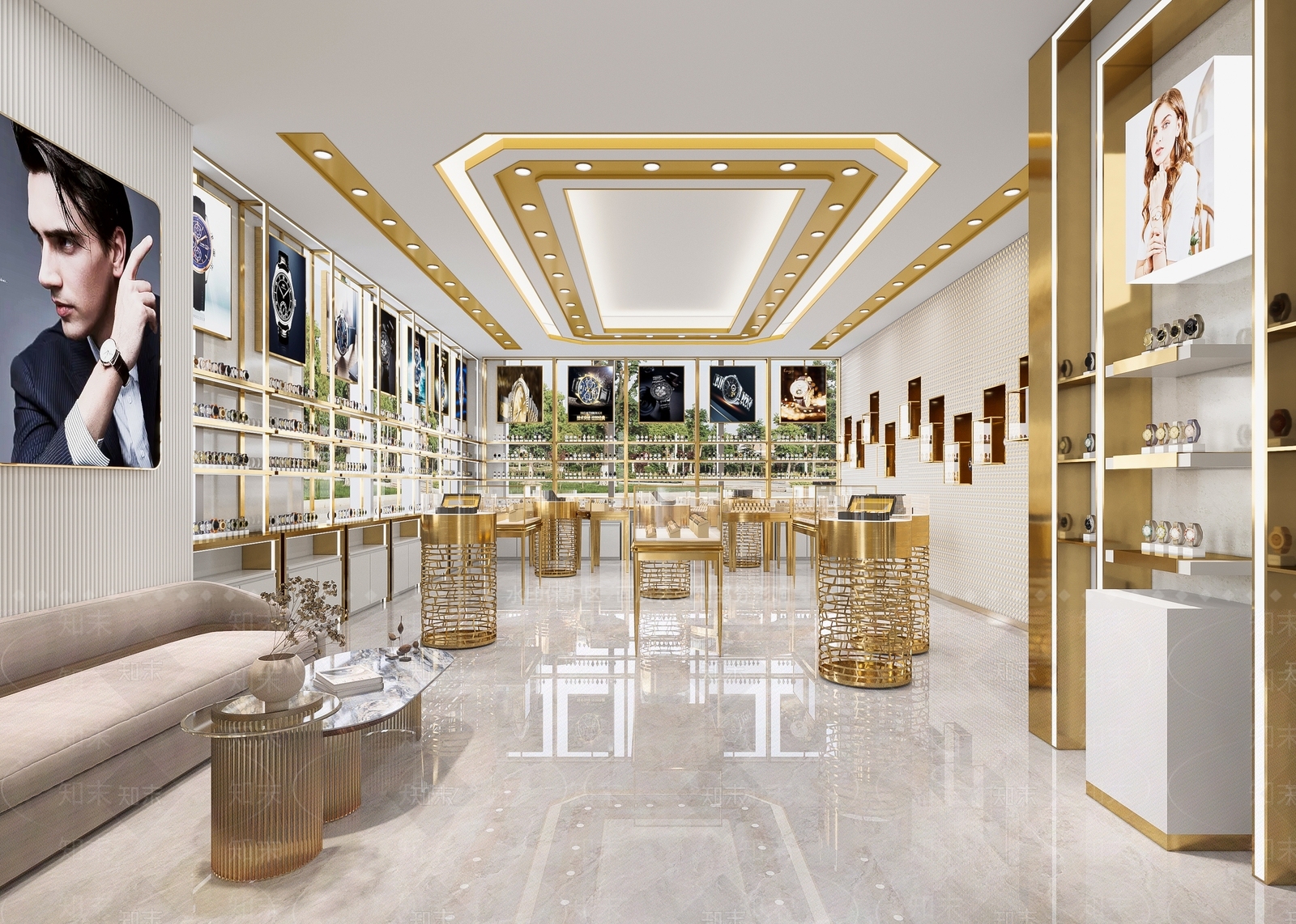 现代手表店3D模型下载【ID:1136630358】