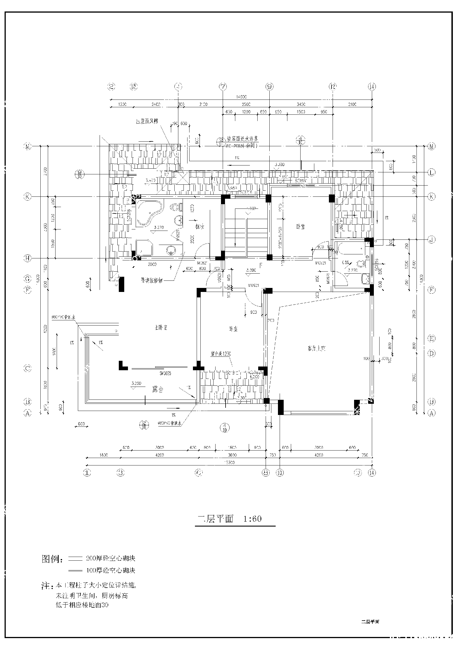 欧式独栋私家别墅建筑cad施工图下载【ID:1136649384】