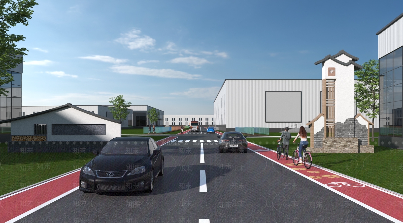 现代工业厂房3D模型下载【ID:1136662460】