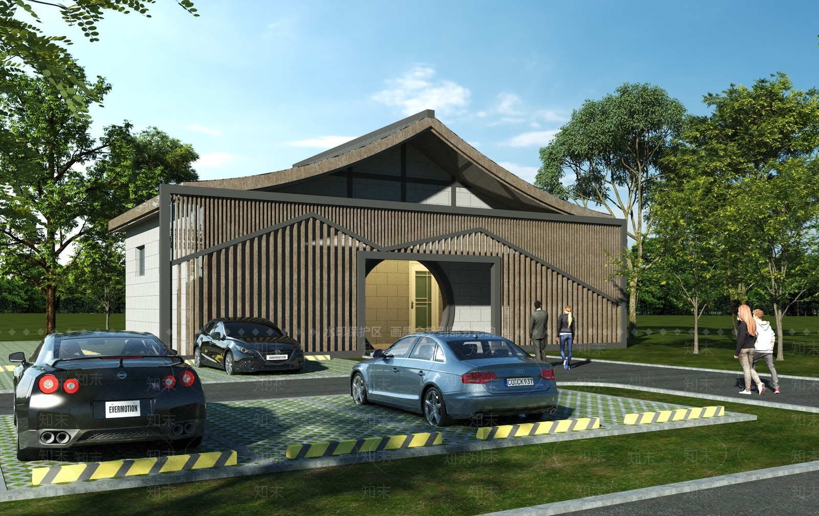 新中式公共卫生间3D模型下载【ID:1136663754】