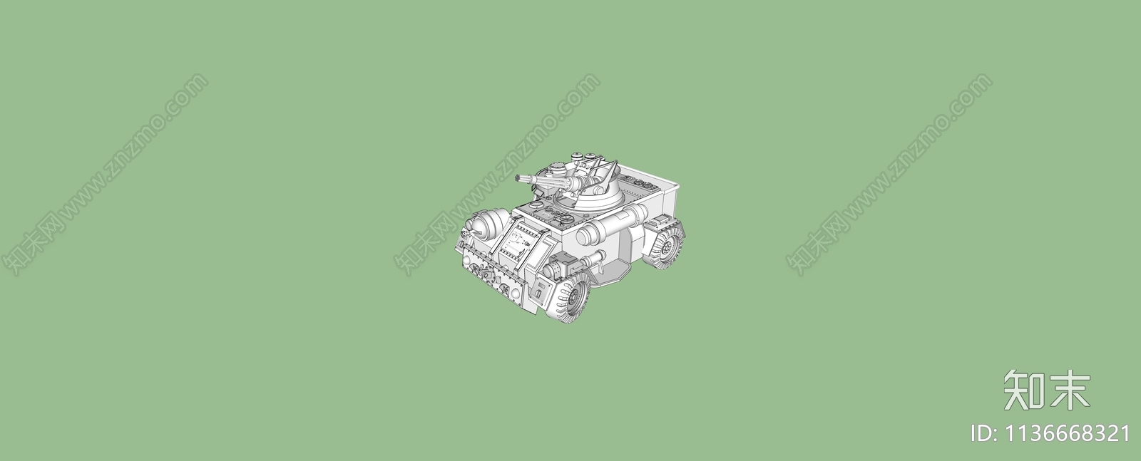 其他交通工具SU模型下载【ID:1136668321】