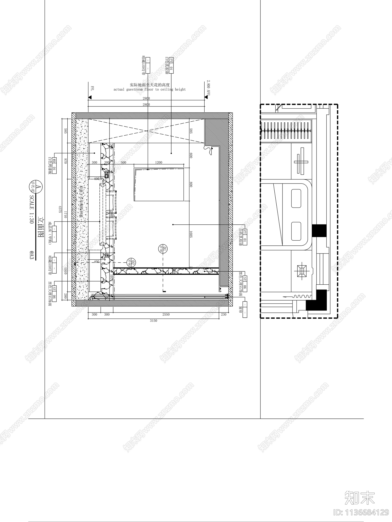 别墅cad施工图下载【ID:1136684129】