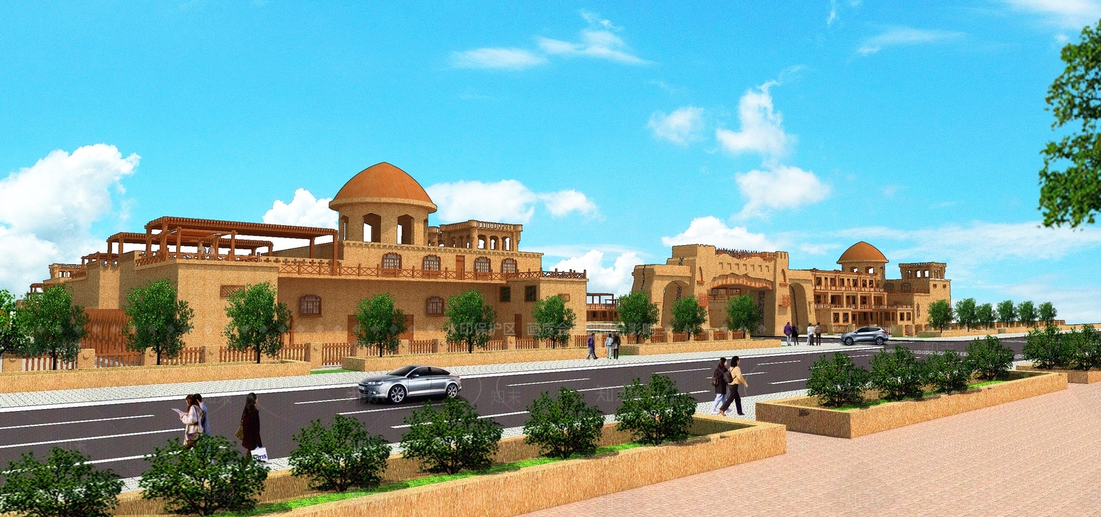 欧式葡萄酒庄SU模型下载【ID:1136684998】