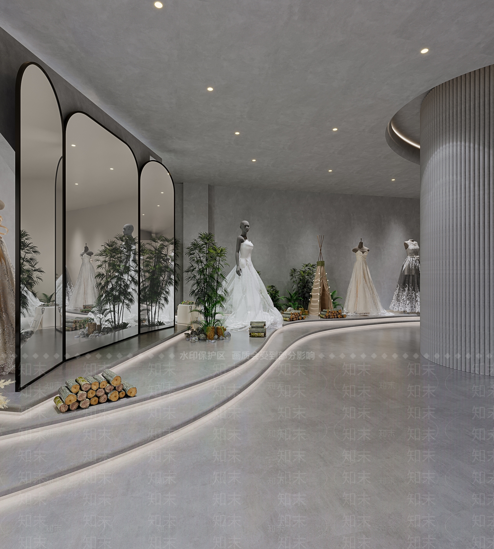 现代婚纱摄影3D模型下载【ID:1136693353】