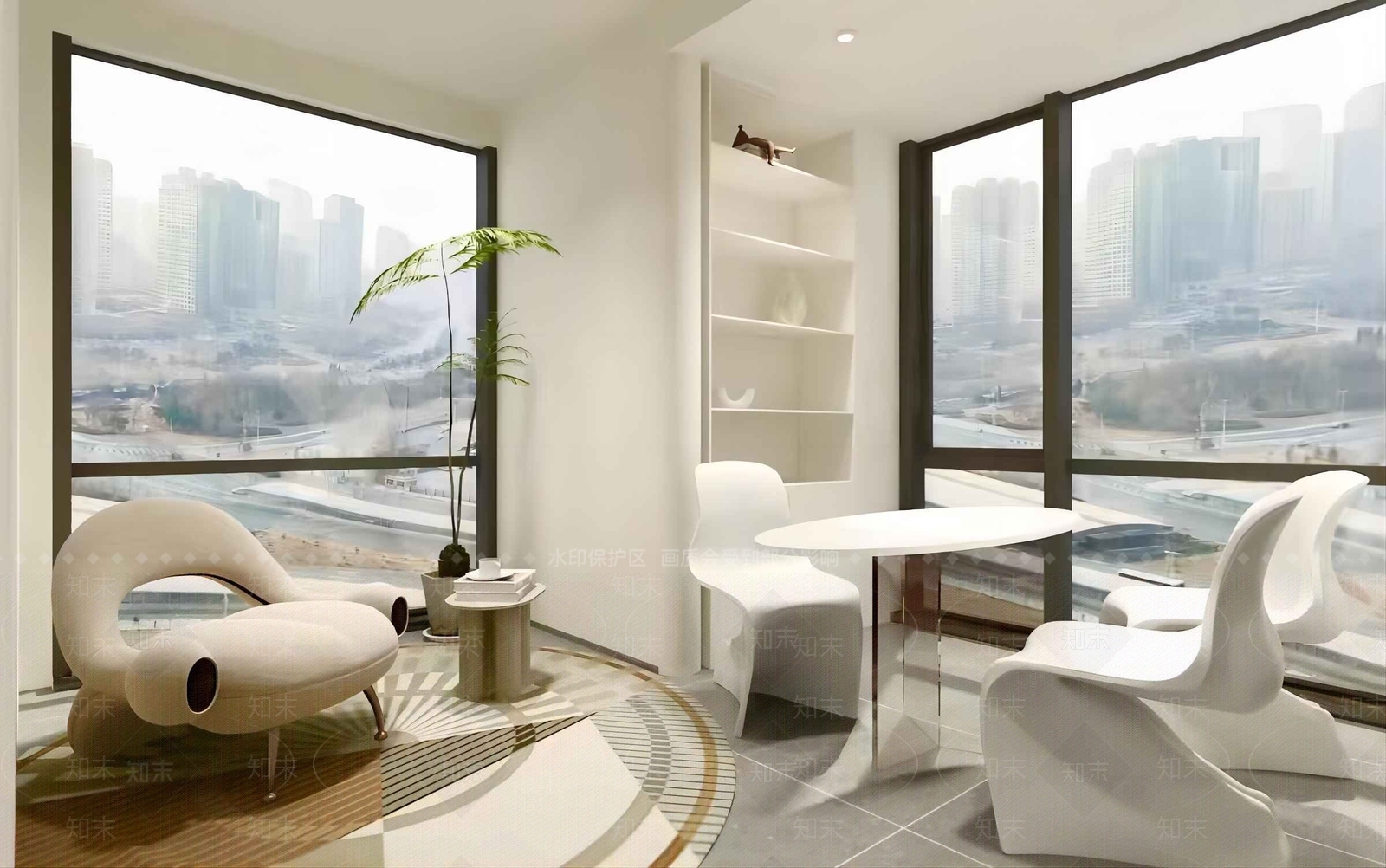 现代美容SPA店3D模型下载【ID:1136693784】