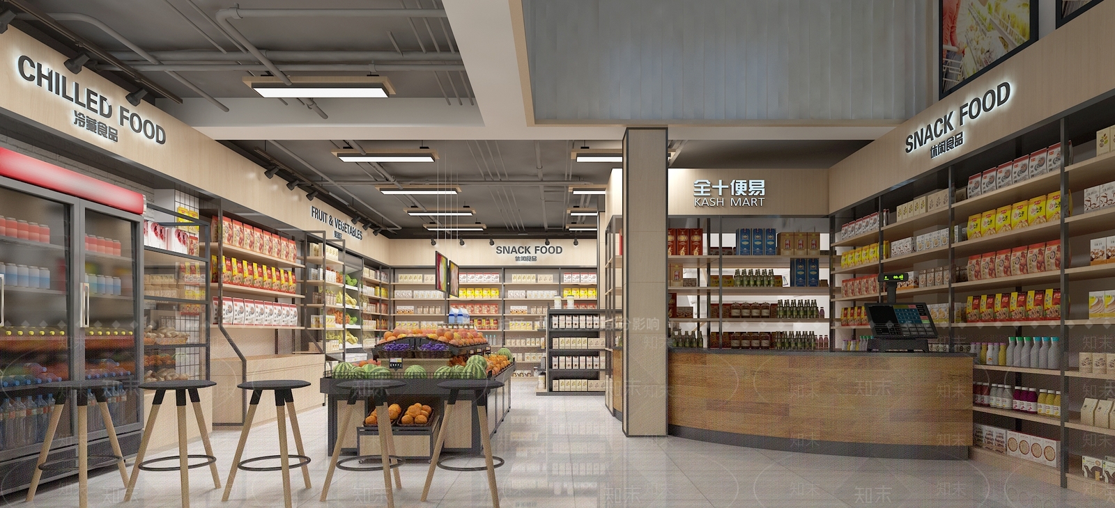 现代便利店SU模型下载【ID:1136712480】