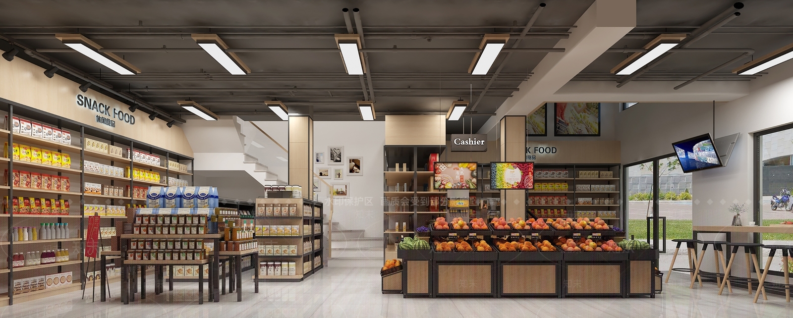 现代便利店SU模型下载【ID:1136712480】
