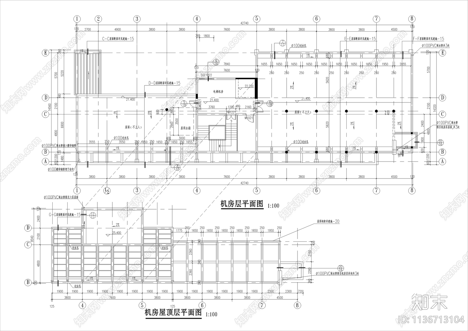工商管理局办公楼建筑cad施工图下载【ID:1136713104】