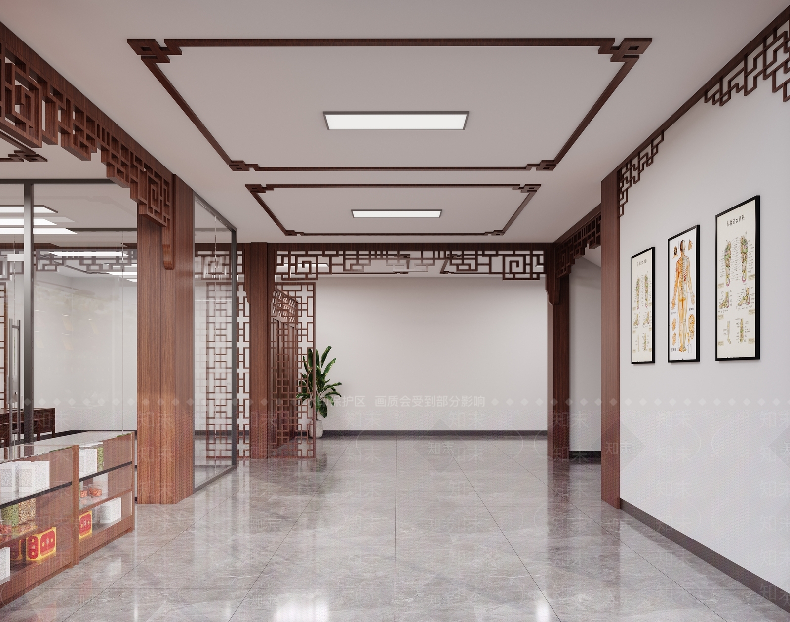 新中式中药药店3D模型下载【ID:1136715770】