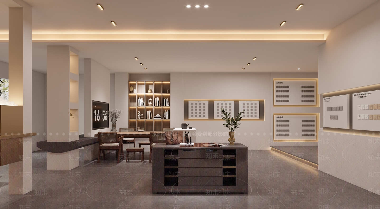 现代灯具店铺3D模型下载【ID:1136717040】