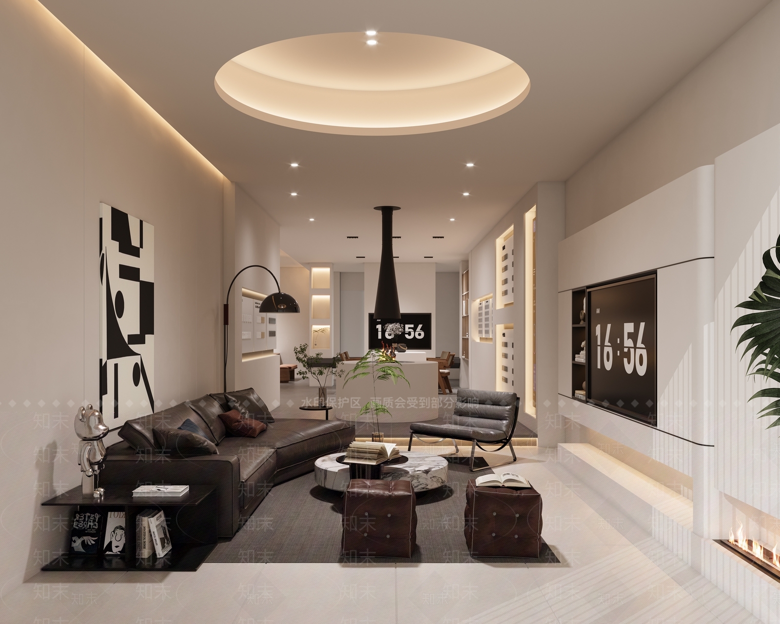 现代灯具店铺3D模型下载【ID:1136717040】
