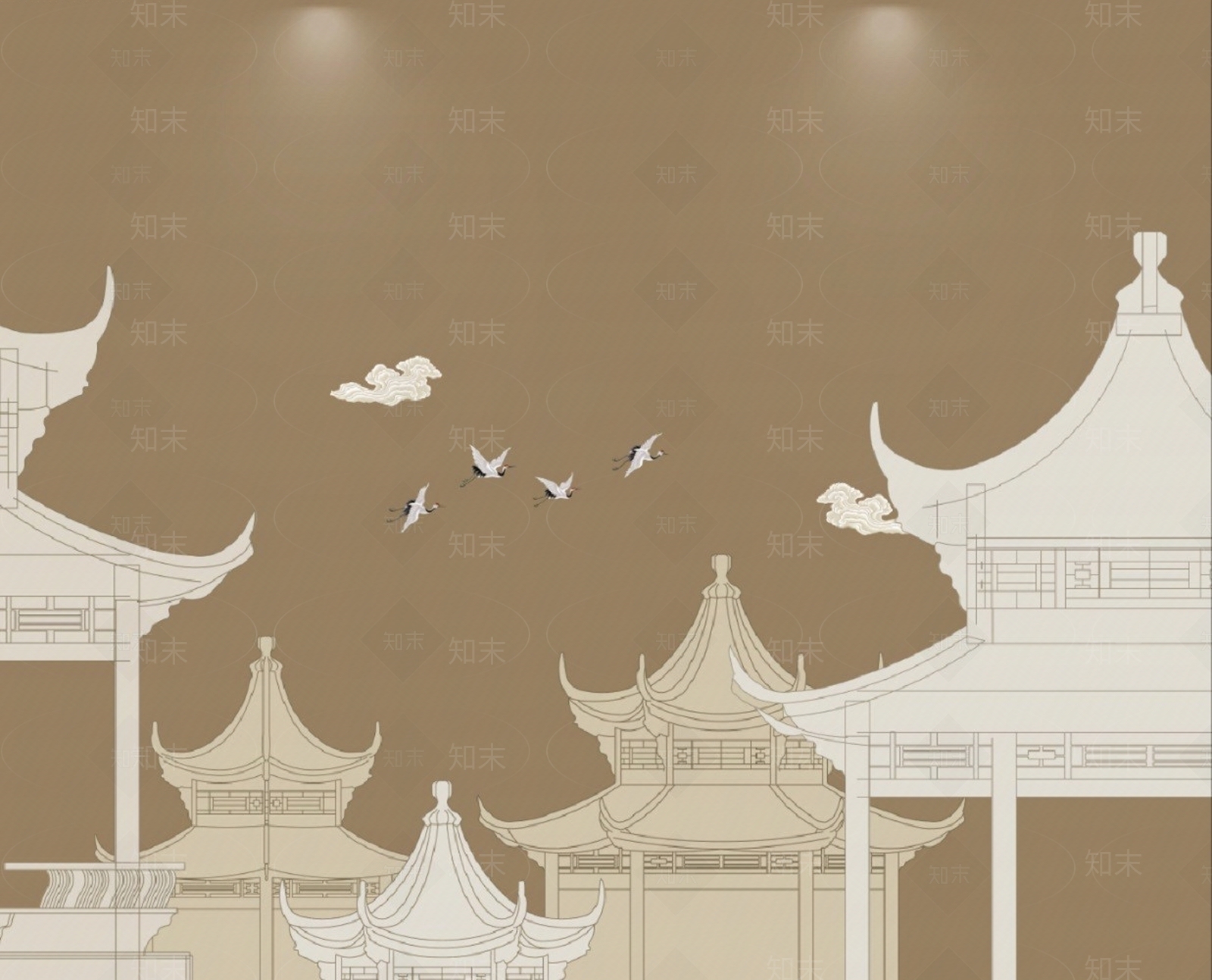 中式亭子贴图下载【ID:1136720192】