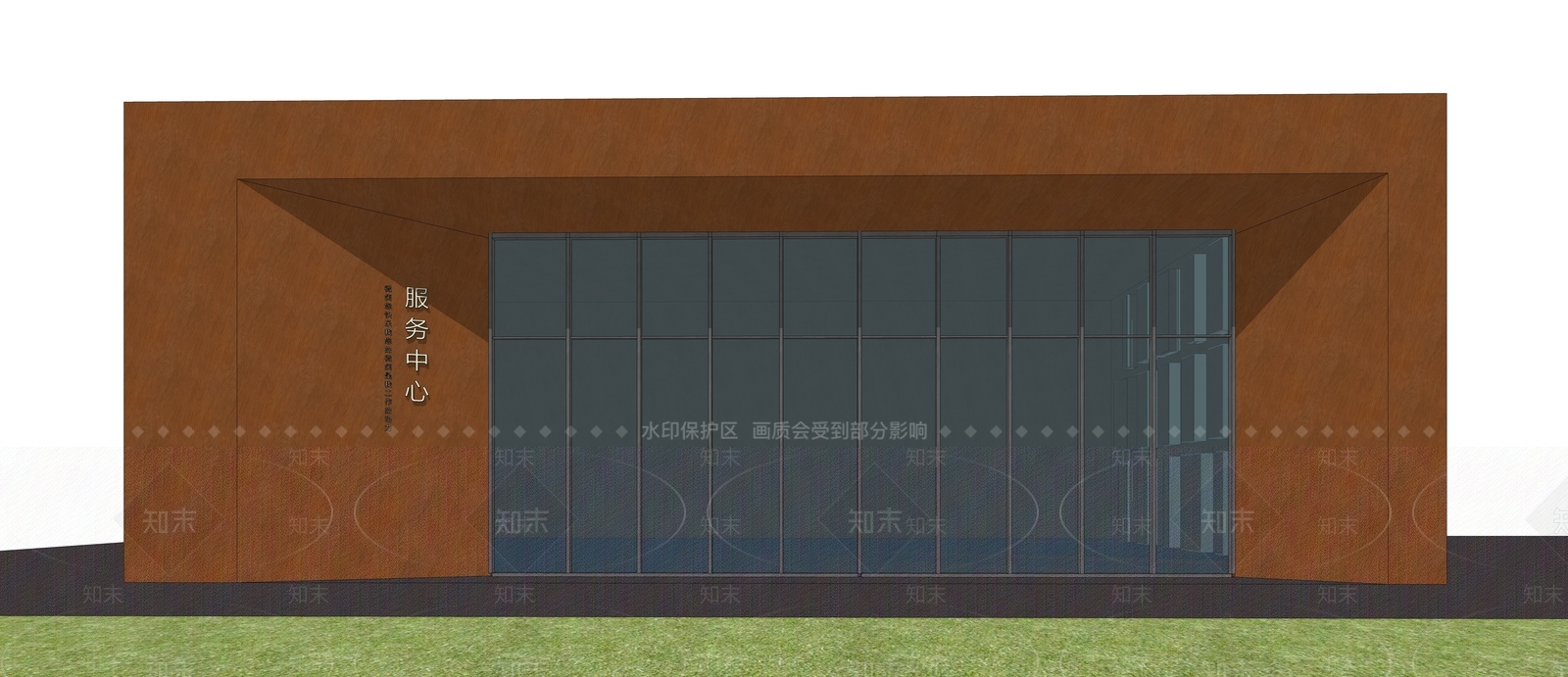 现代社区活动中心SU模型下载【ID:1136727859】