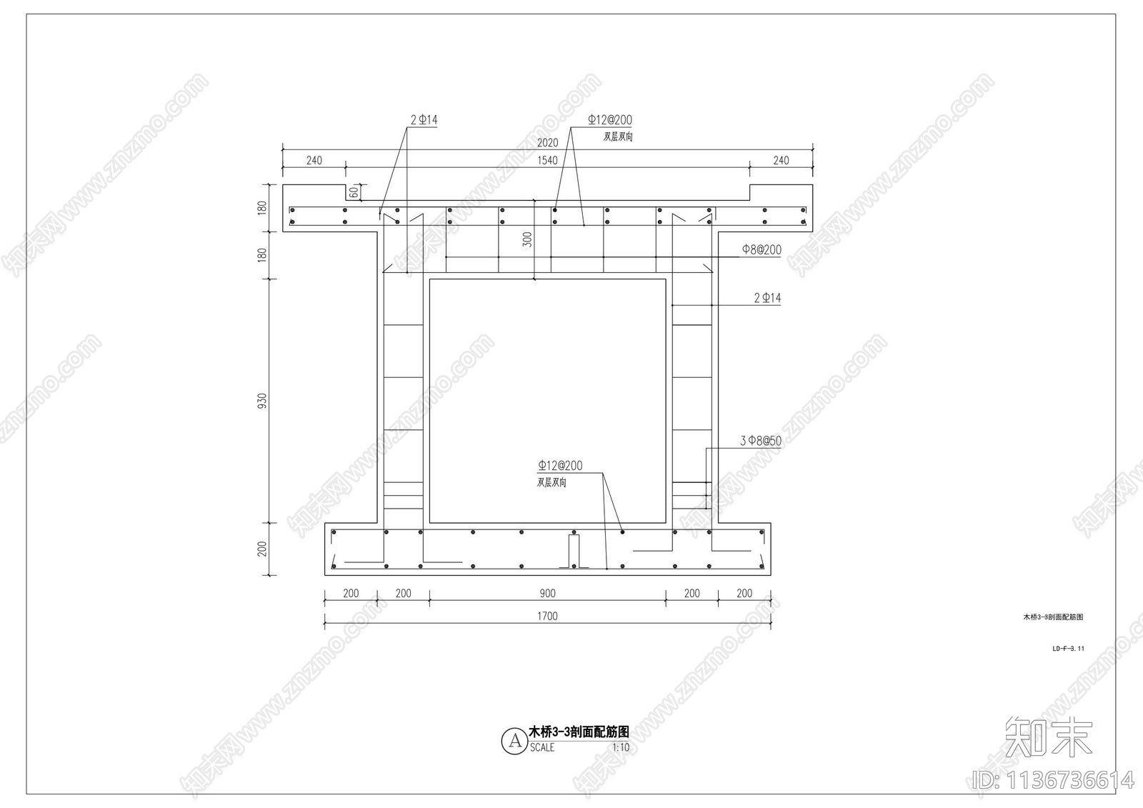 四方形木结构景观亭和架空栈道cad施工图下载【ID:1136736614】
