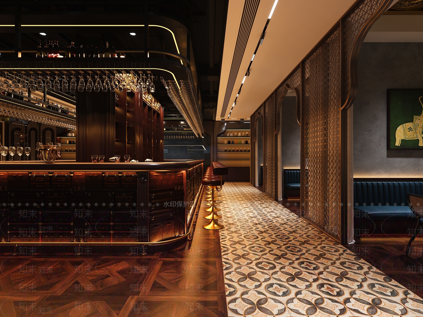 东南亚音乐餐厅3D模型下载【ID:1136745715】