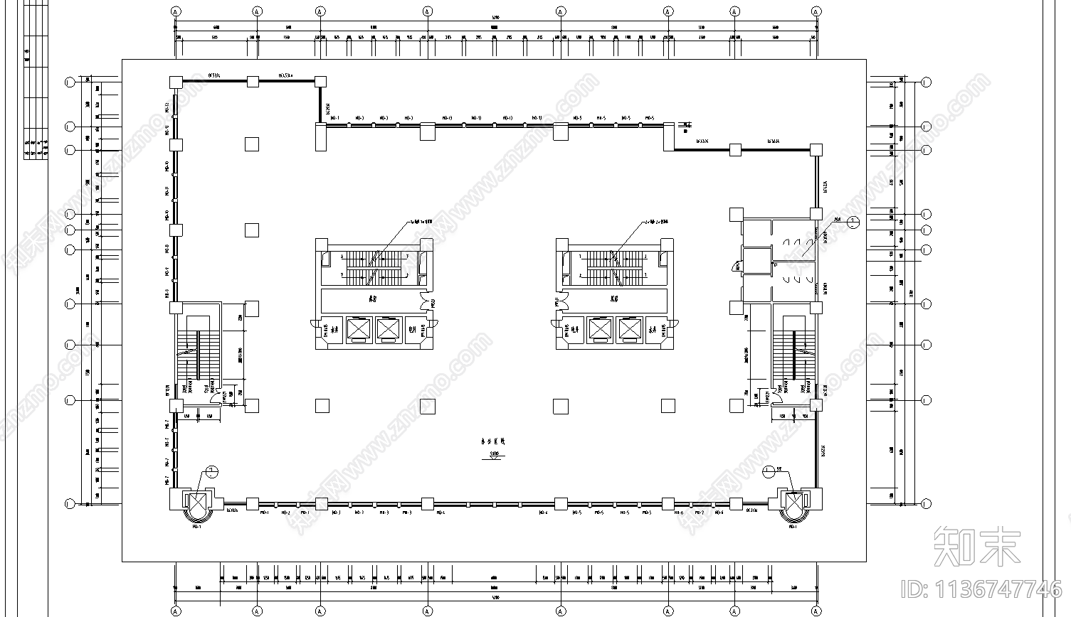 住宅建筑cad施工图下载【ID:1136747746】