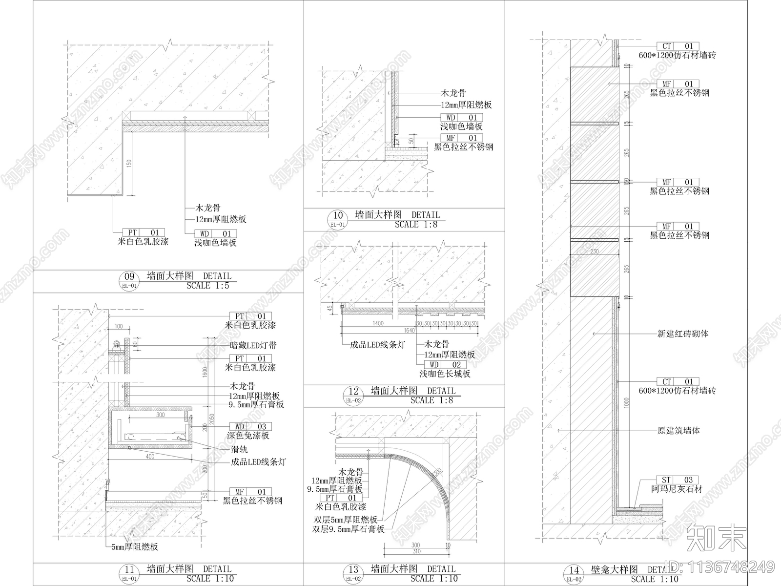 最新碧桂园平层家装全套cad施工图下载【ID:1136748249】