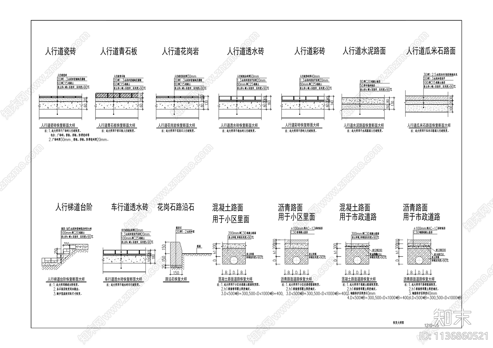 主城区老旧供水管网改造三期工程cad施工图下载【ID:1136860521】