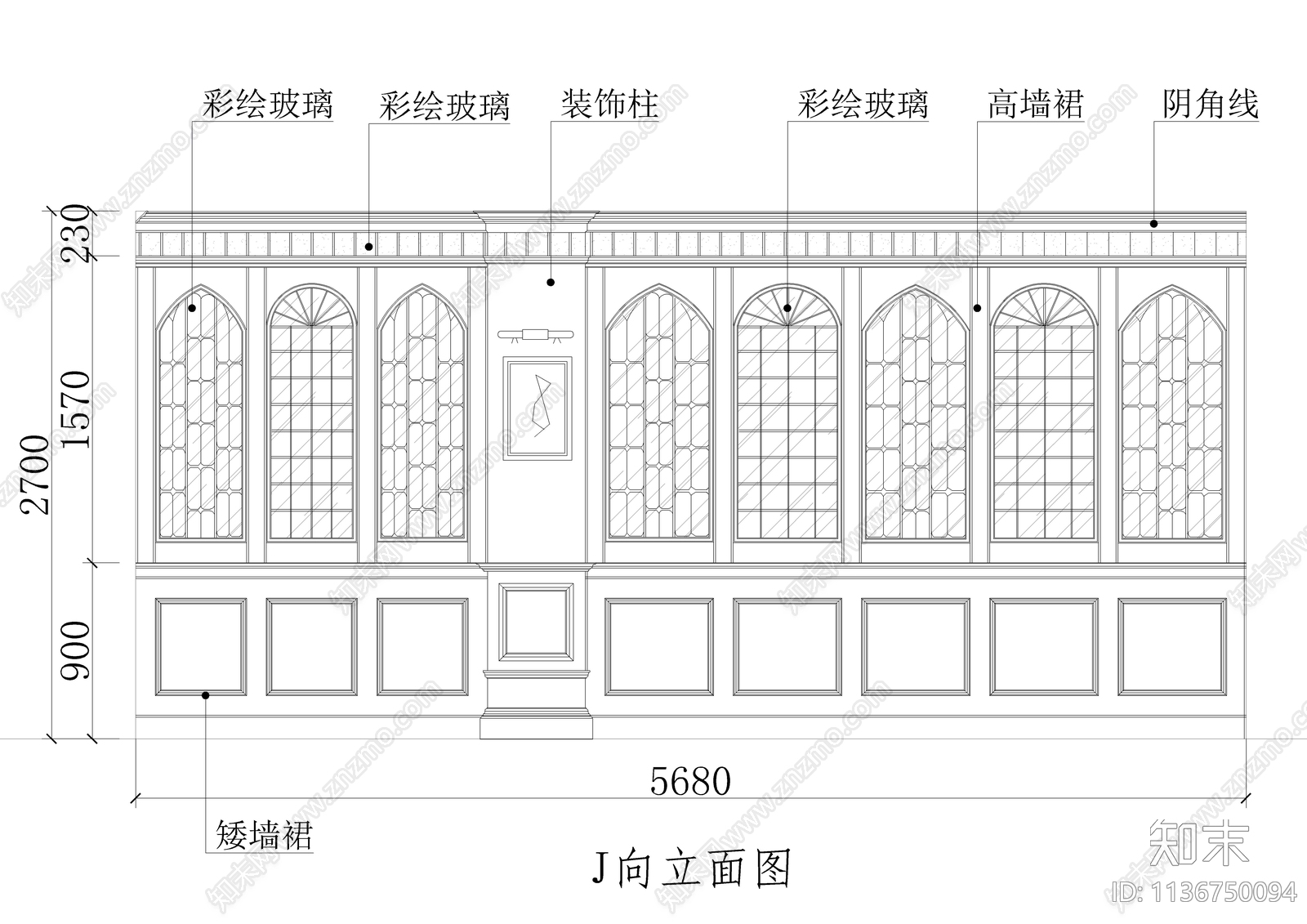 550平酒吧cad施工图下载【ID:1136750094】