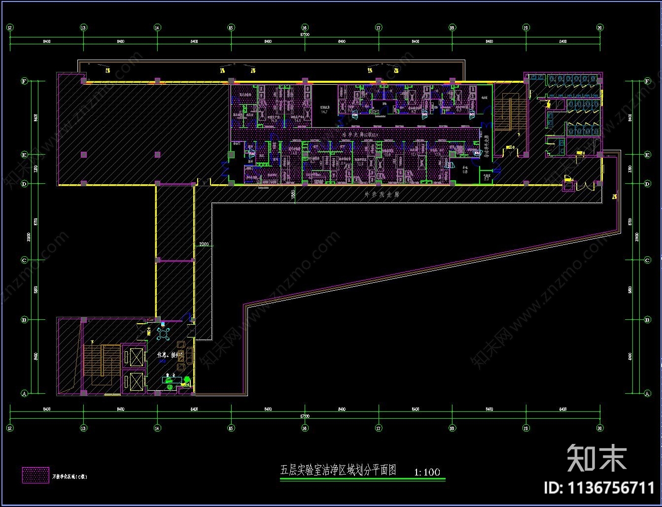 实验室装修cad施工图下载【ID:1136756711】