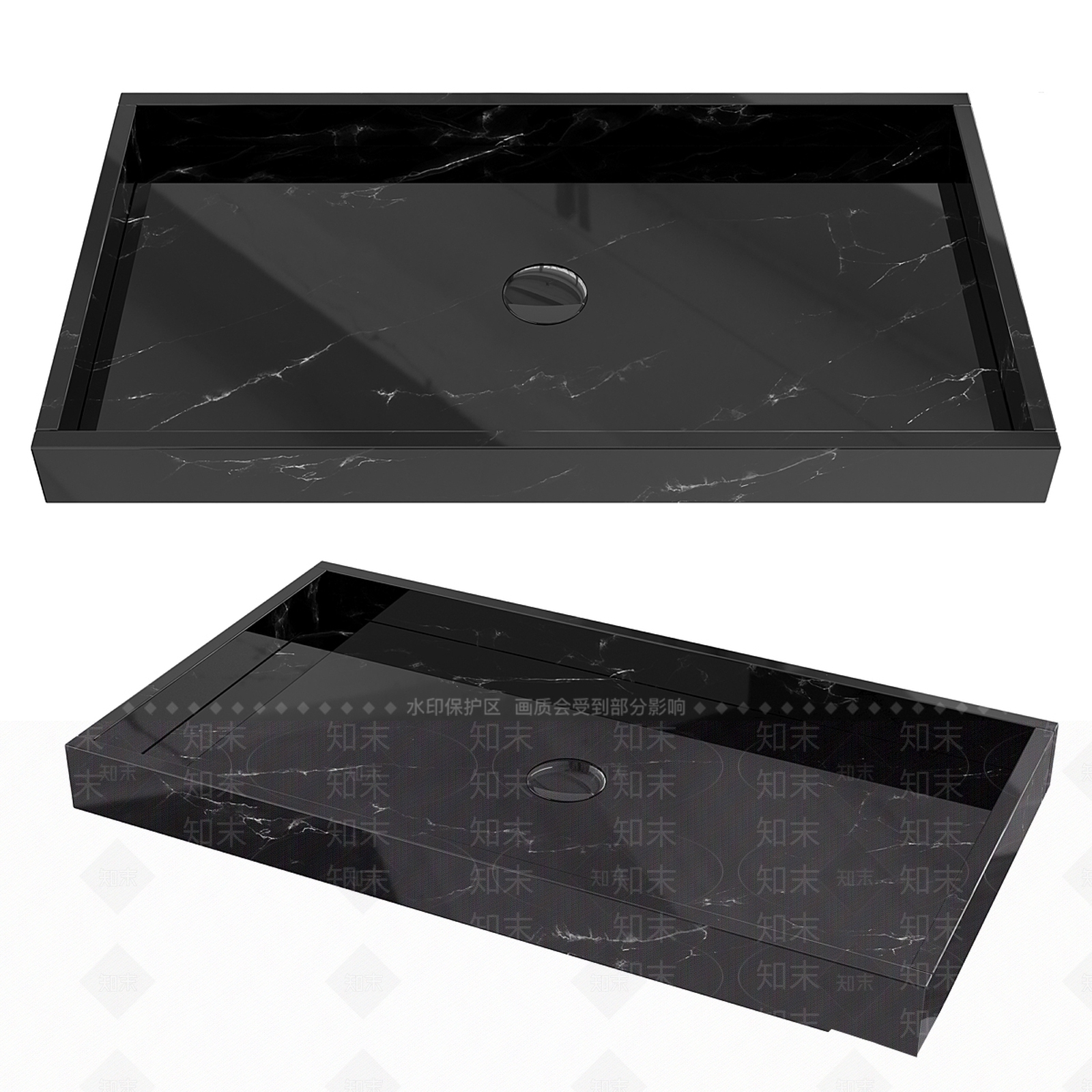简约大理石水槽3D模型下载【ID:1136772955】