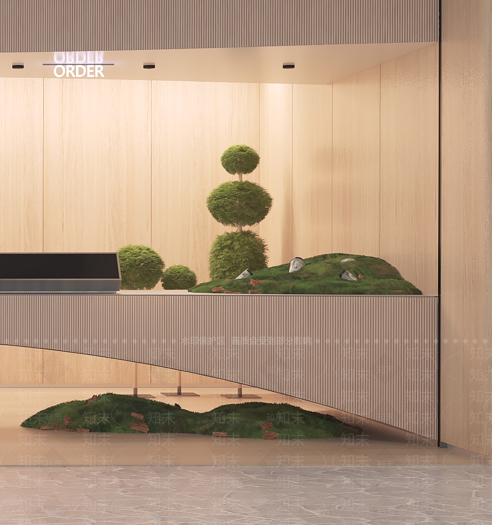 现代奶茶店3D模型下载【ID:1136776805】