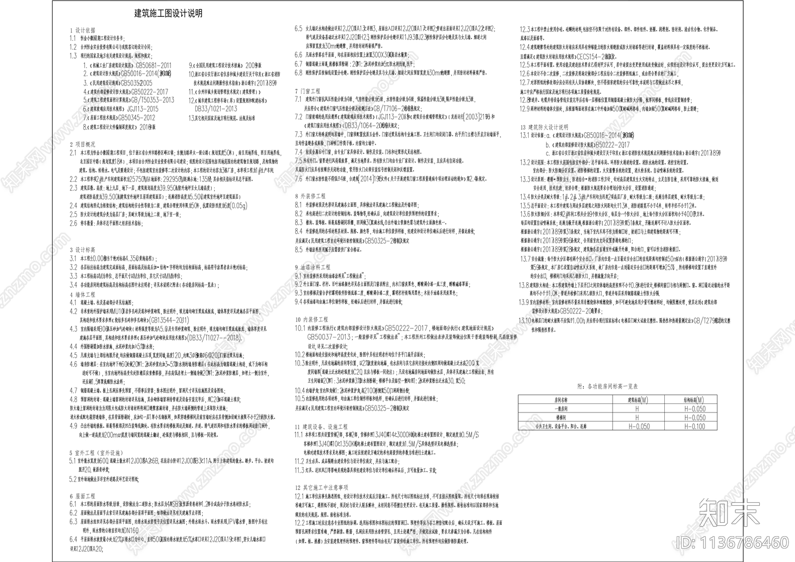 现代厂房研发生产车间楼cad施工图下载【ID:1136786460】