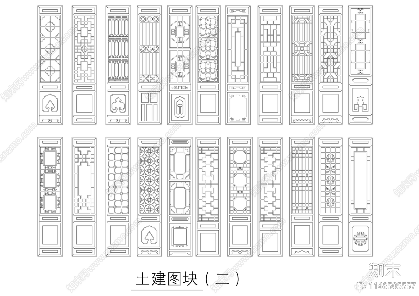 园林古建细部节点cad施工图下载【ID:1148505557】